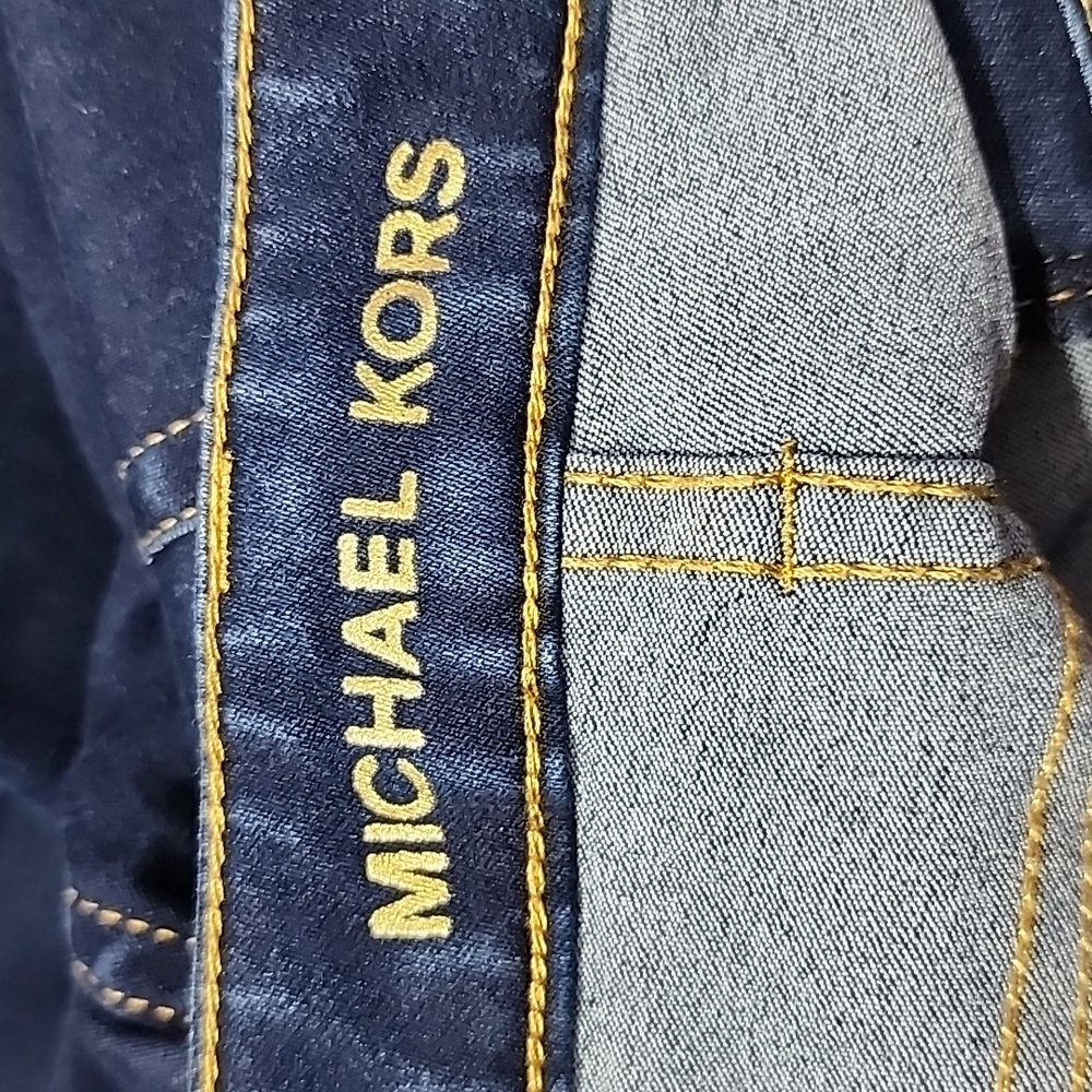 MICHAEL KORS Women's Selma FLARE Leg stretch Jeans Blue Size 6 - Picture 10 of 12